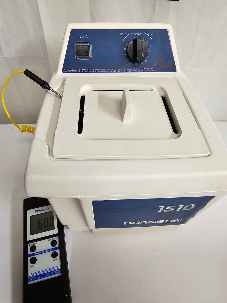 Branson 1510 Bransonic Small Benchtop Ultrasonic Cleaner 1510R-MTH