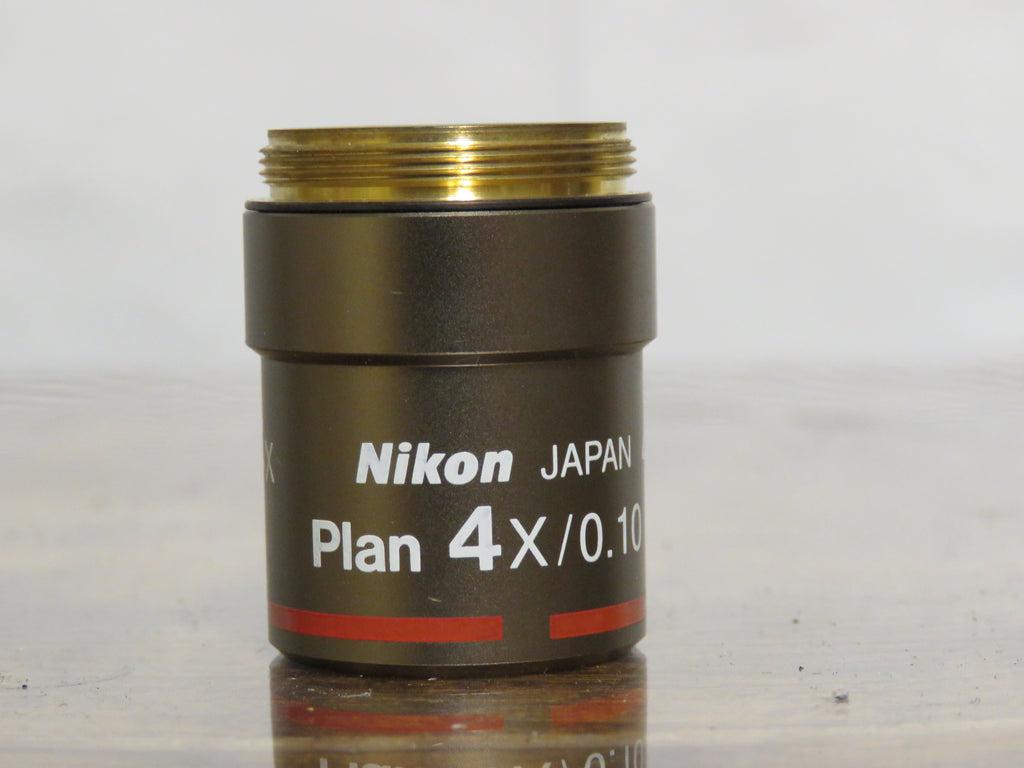 NIKON Plan 4x/0.10 Infinity WD 30 Objective - Made in Japan