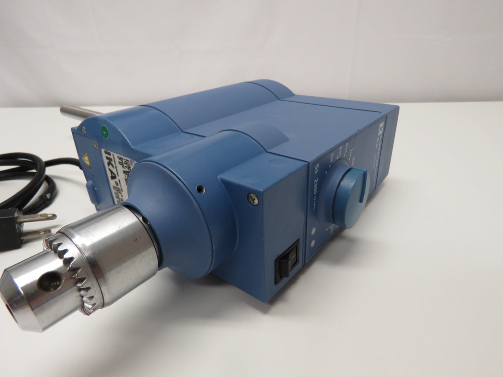 IKA Eurostar power-b PWR BSC S1 Overhead Mixer / Stirrer 50-2000 RPM - VIDEO!