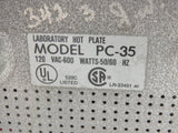 Corning PC-35 Lab Hot Plate 6" x 7"  w/ Variable Temp 120V - TESTED to 895F !