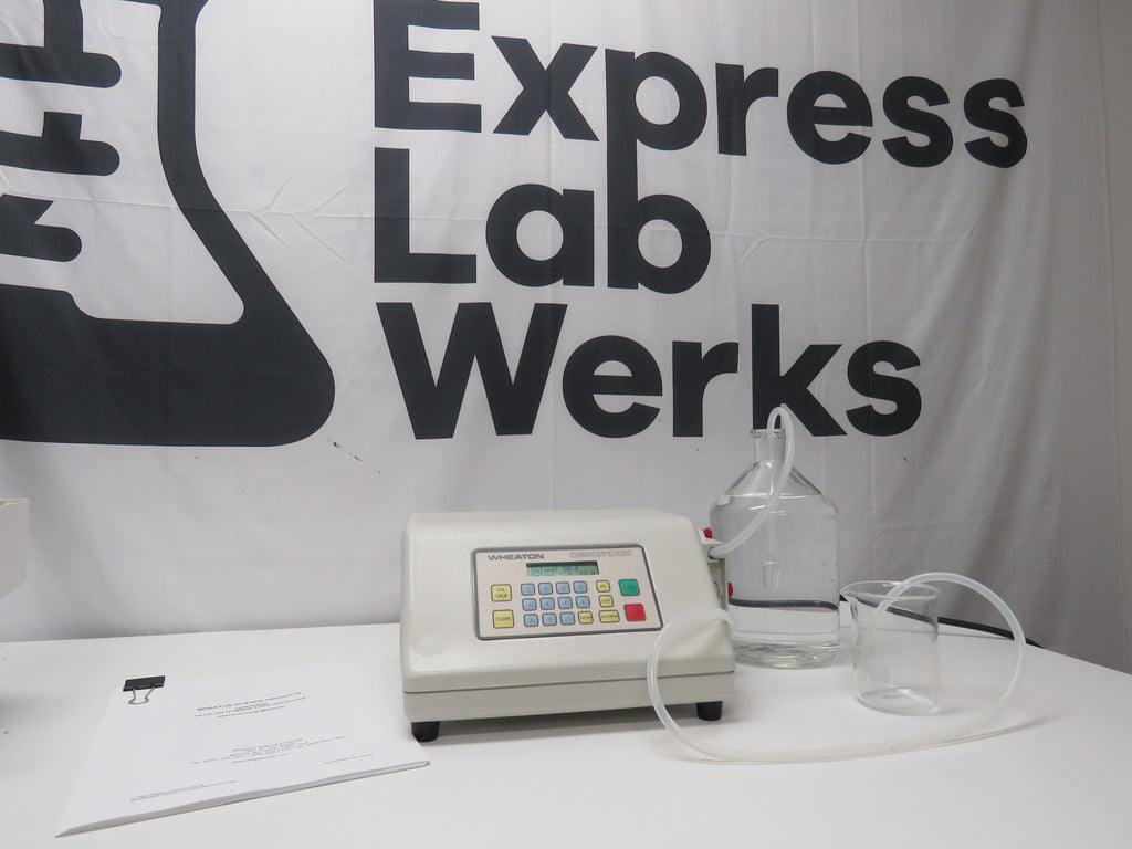 Wheaton Unispense Peristaltic Pump Liquid Dispenser - Dispense Volume Tested