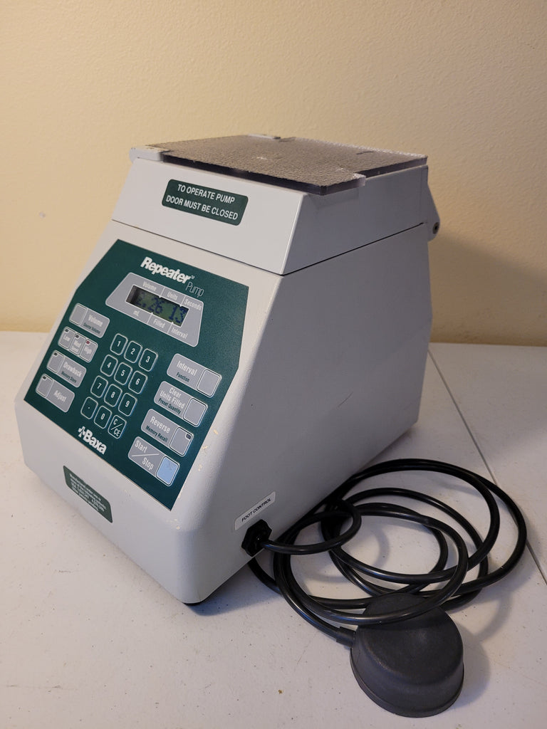 Baxter BAXA Pharmacy Repeater Pump Model 099R with foot pedal