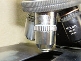 Nikon Labophot Microscope w/ 2x, 4x, 10x, 20x & 40x Optics, Condenser, Dual Head
