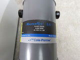 Cole Palmer MasterFlex L/S 7557-04 w/ 7557-02 Easy-Load II Peristaltic Pump & 77200-50 head