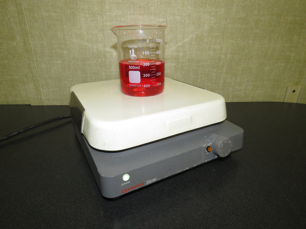 Corning Model PC-510 10"x10" Magnetic Stirrer Tested Works Great - VIDEO!