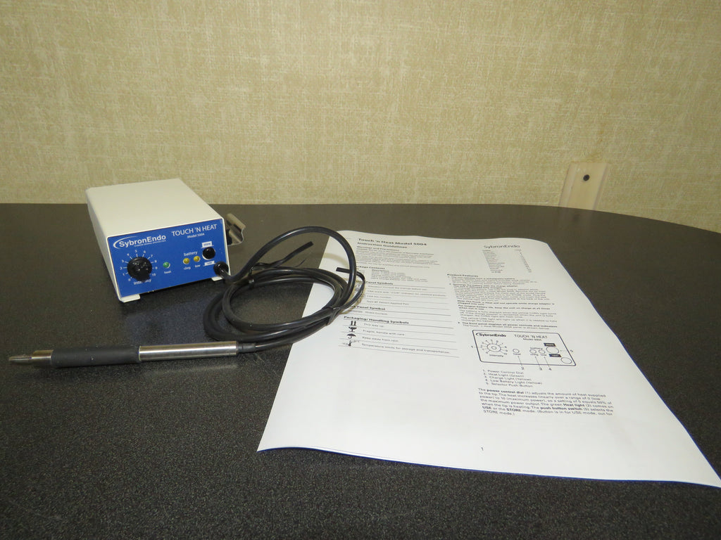 Sybron Endo Touch N Heat 5004 Root Canal Obturation Device w New Battery - No Tips