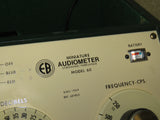 EB Eckstein Brothers Miniature Audiometer Hearing Tester Model 60 w/ Headphones