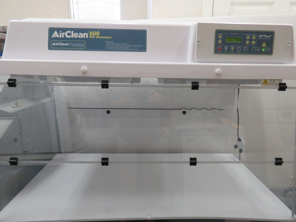AIR CLEAN 600 4' Dead Air Box with UV AC648DBC 48" 120 Volts, Low Hours!