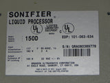 Branson 150D Sonifier 150 Liquid Processor Ultrasonic Cell Disruptor/Homogenizer with Probe