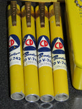 Civil Defense CD V-750 Dosimeter Charger w/ 4 V-742 Dosimeter QFD Pens - Tested