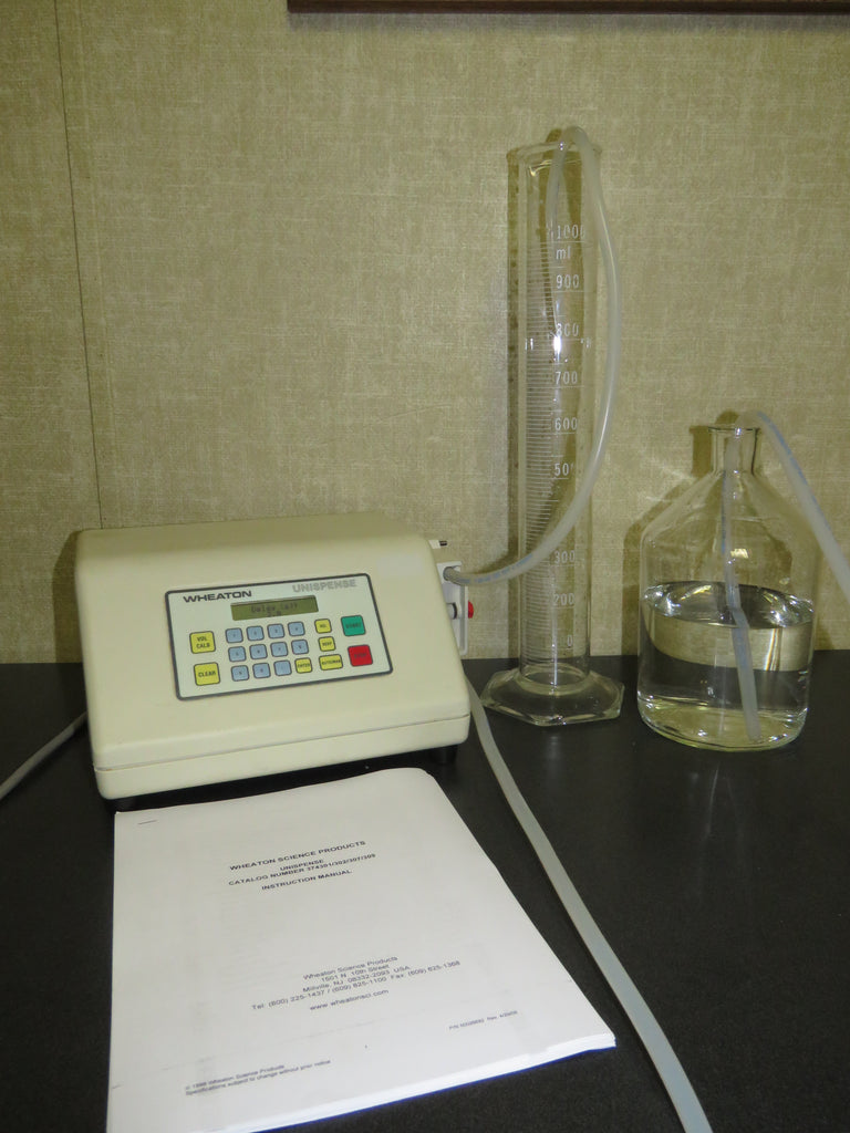 Wheaton Unispense Peristaltic Pump Liquid Dispenser - Dispense Volume Tested