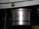 American Optical AO Spencer "Fifty" Stereo inspection microscope 100x 45x Objectives