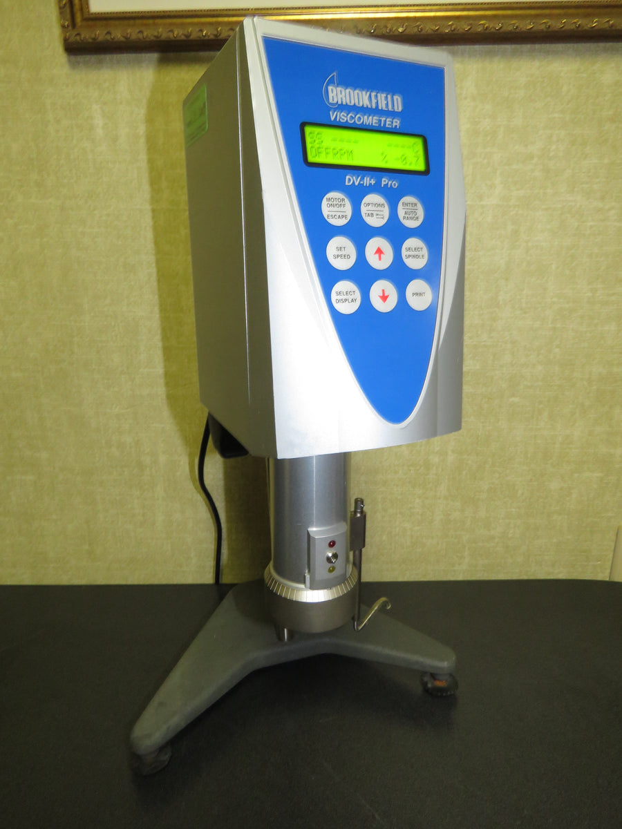 Brookfield DV-II+ PRO VISCOMETER LVDV-II+P CP with Model S Laboratory ...