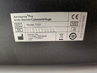 ELITech Wescor Aerospray Pro 7151 Slide Stainer Cytocentrifuge 120V