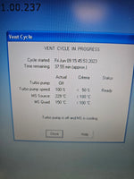 Agilent G2579A 5973N performance turbo, great condition, see tune report