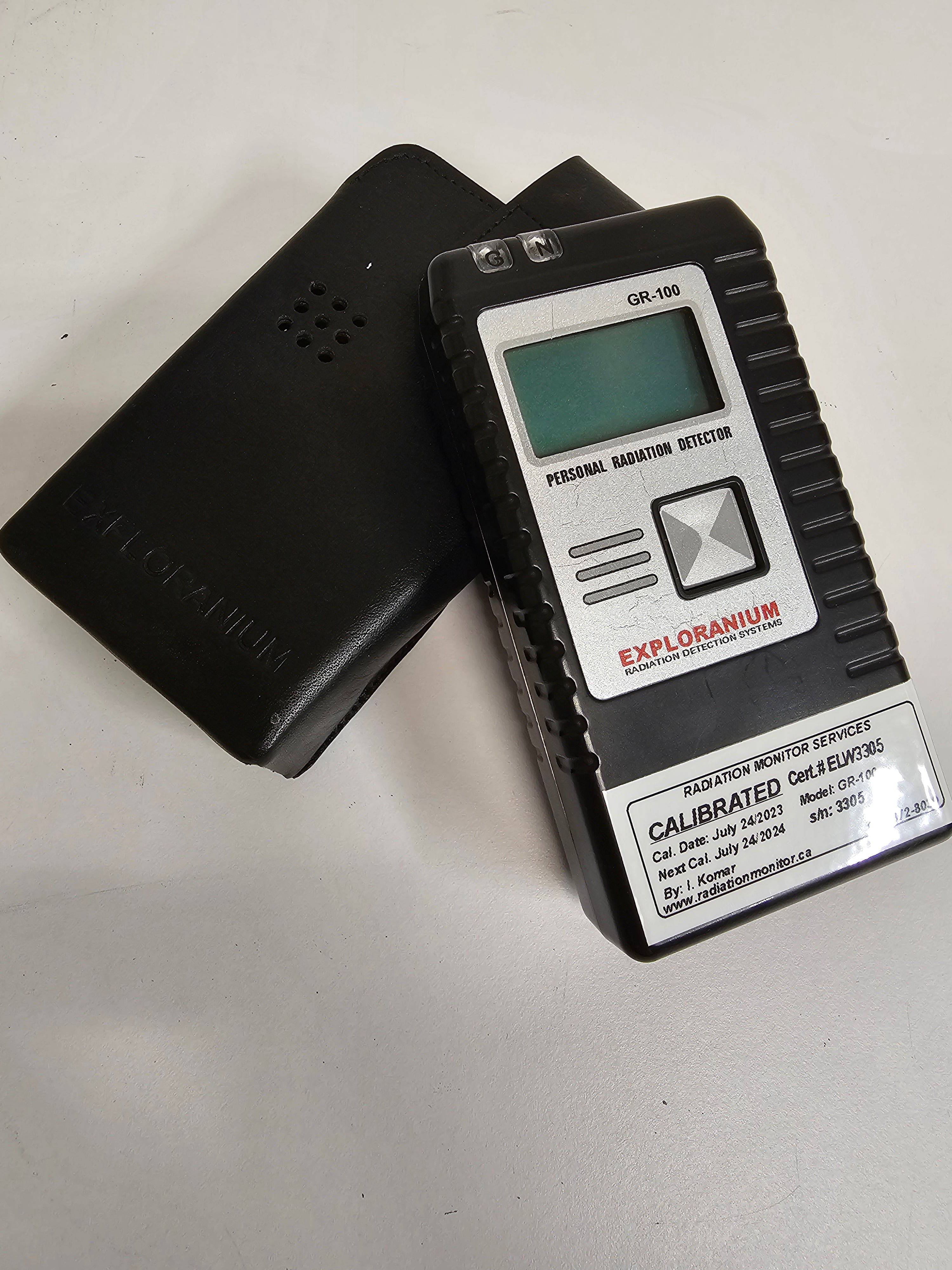 Exploranium Integral Probe Exploranium GR-100 Personal Radiation Detector, calibrated, warranty ...