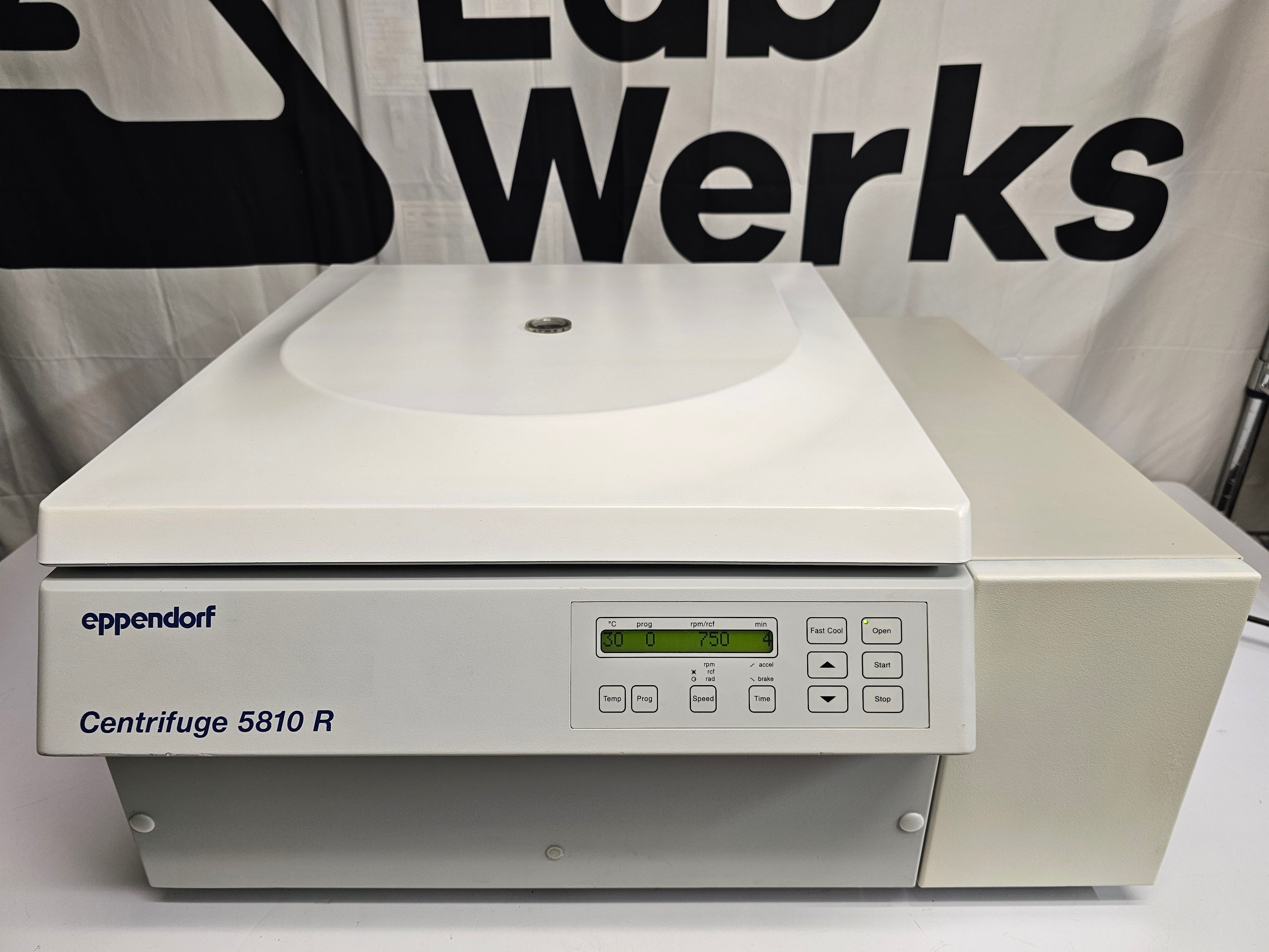 5804 Eppendorf 5810 R 5810R Refrigerated Centrifuge, F34-6-38 rotor, tested ...