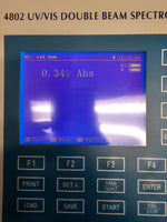 UNICO 4802 UV/Vis Spectrophotometer w/ 4 sample holder, tested, warranty