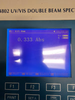 UNICO 4802 UV/Vis Spectrophotometer w/ 4 sample holder, tested, warranty