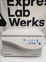 Eppendorf 5804 Centrifuge, A-2-DWP rotor, new style, speed verified, warranty!