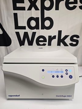 Eppendorf 5804 Centrifuge, A-2-DWP rotor, new style, speed verified, warranty!