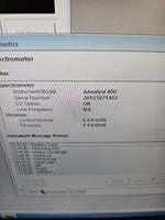 Perkin Elmer AAnalyst 400 Atomic Absorption Spectrometer