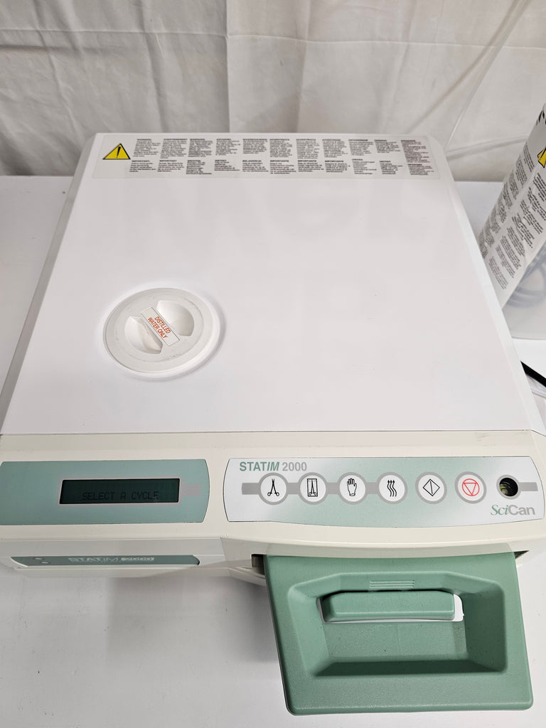 Scican Statim 2000 cassette autoclave, Just over 4000 cycles, Warranty ...