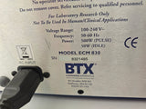 BTX ECM 830 Electroporation Electro Square Porator, Square Wave, 5 to 500V