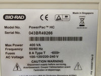 Bio-Rad PowerPac HC Electrophoresis Power Supply TESTED w/ Warranty