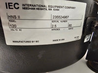 IEC Centrifuge HN-SII with 958 Rotor with 320 Tubes and Manual