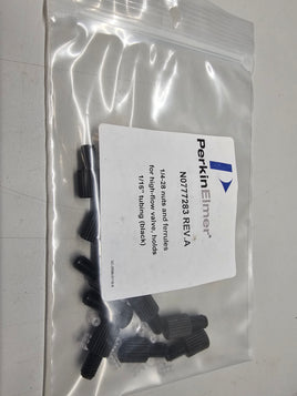 Perkin Elmer N0777283 1/4-28 nuts and ferrules for high-flow valve