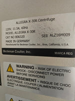 Beckman Coulter Allegra X-30R (B06320), SX4400 rotor, buckets, tested. See video!