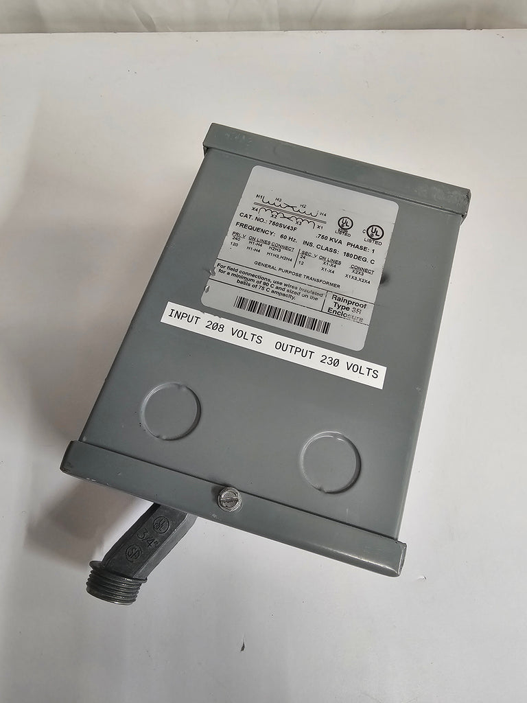 SQUARE D Buck Boost Transformer Model 750SV43F