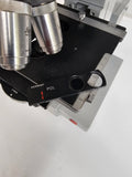 Leitz Dialux Trinocular Head Microscope w/ four objectives