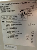 Tuttnauer 3870EA 3870EAP Autoclave Sterilizer Air Dryer & Trays, 2021, low cycles