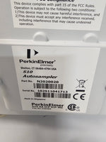 Perkin Elmer S10 Autosampler N2020020 for AA, ICP-OES and ICP-MS, see video!