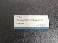 ABI Applied Biosystems 4317939 Temperature Verification Kit, single channel