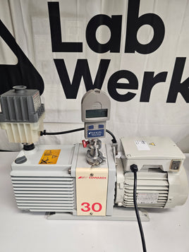 EDWARDS 30 E2M30 ROTARY VANE SINGLE STAGE VACUUM PUMP 220V #1
