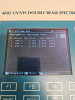 UNICO 4802 UV/Vis Spectrophotometer, new D2 lamp, tested, warranty