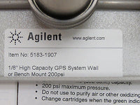 NEW Agilent High Capacity Gas Purification System Wall or Bench 200psi PN: 5183-1907