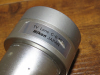 NIKON TV LENS C MOUNT CAMERA ADAPTER c-0.45X MICROSCOPE