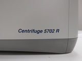 Eppendorf 5702R Refrigerated Centrifuge w/ A-4-38 Rotor & Swinging Buckets 120V