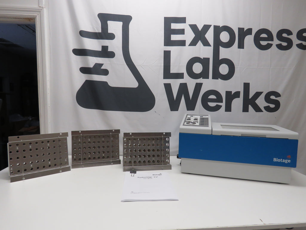 BIOTAGE TurboVap LV Evaporator Sample Concentrator Workstation w/ Manu ...