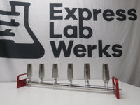 Xenosep 6-place Stainless Steel Filter Manifold for Lab Experiments SPE