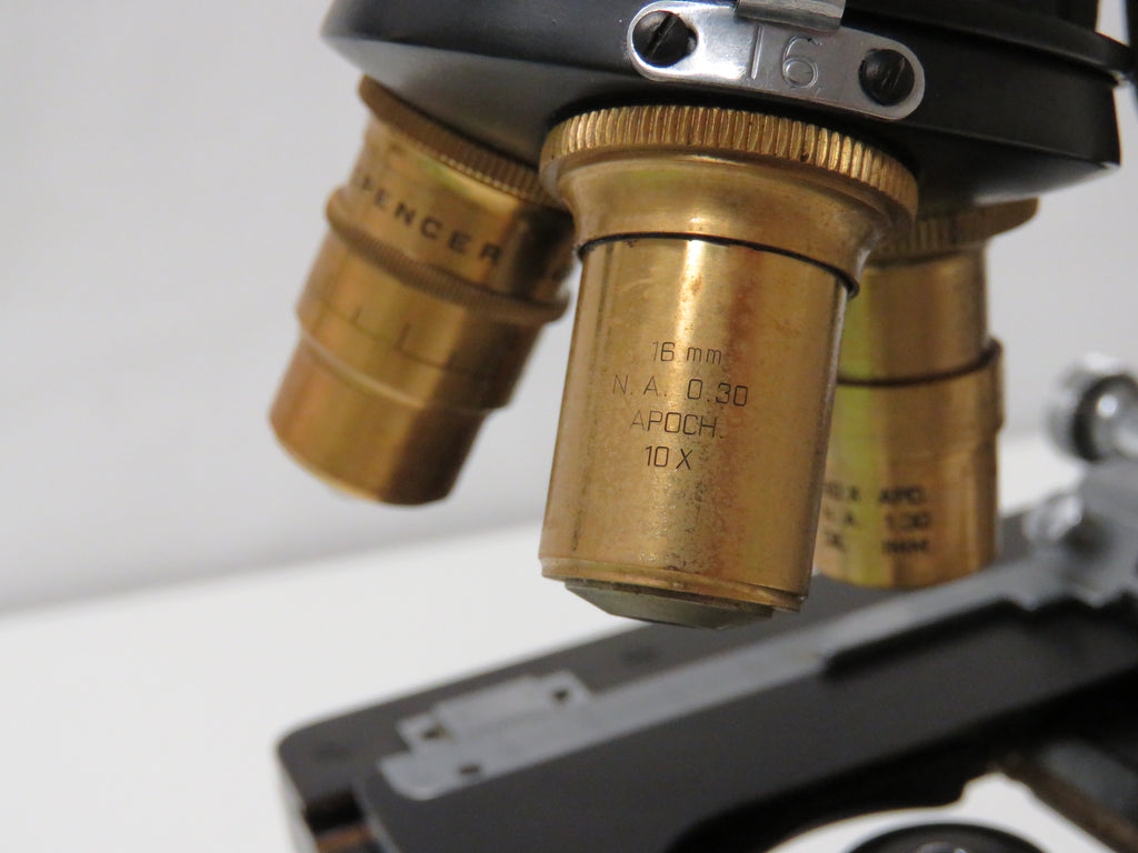 VINTAGE Series 15 American Optical AO Stereo microscope w/ BRASS Objec ...