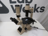 Olympus Microscope CK2 Inverted PC Microscope w/ 3 Objectives Photomicro Adapter L