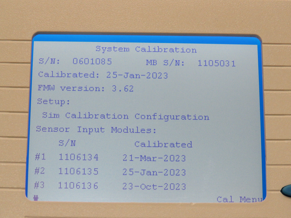 Sensor Input Module Sim GE KAYE VALIDATOR X2005 U w/ 3 SIM - SENSOR INPUT MODULES - 2023 CAL ...