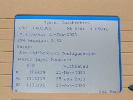 Kaye Sensorinputmodules GE KAYE VALIDATOR X2005 U w/ 3 SIM - SENSOR INPUT MODULES - 2023 CAL ...