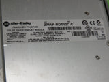 2010 Allen Bradley Panelview PLUS 1250 2711P-RDT12C C + Logic Module 2711P-RP1A G