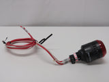 Allen Bradley 855PD-B10MEC1422 Red LIGHT Panel Mount Alarm 120v-ac w/ Lead Wire